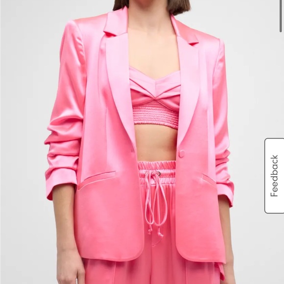 Cinq A Sept Satin Blazer size 2 - Picture 1 of 7